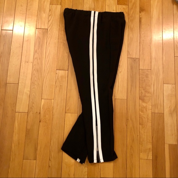 Rag & Bone Black/white stripe track style trousers - Picture 2 of 8
